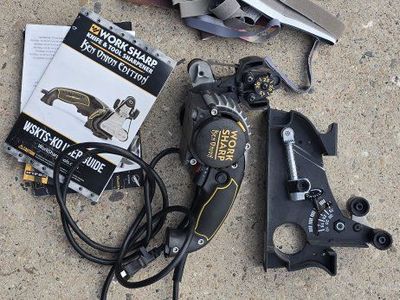 Work Sharp Ken Onion Edition WSKTS-KO Knife & Tool Sharpener with Variable Speed & Angle Adjustments