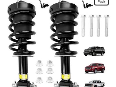 84176631 Front Air Shock Strut Absorber with Spring Magnetic Assembly – Compatible with 2015-2021 Chevy Suburban Tahoe,GMC Yukon