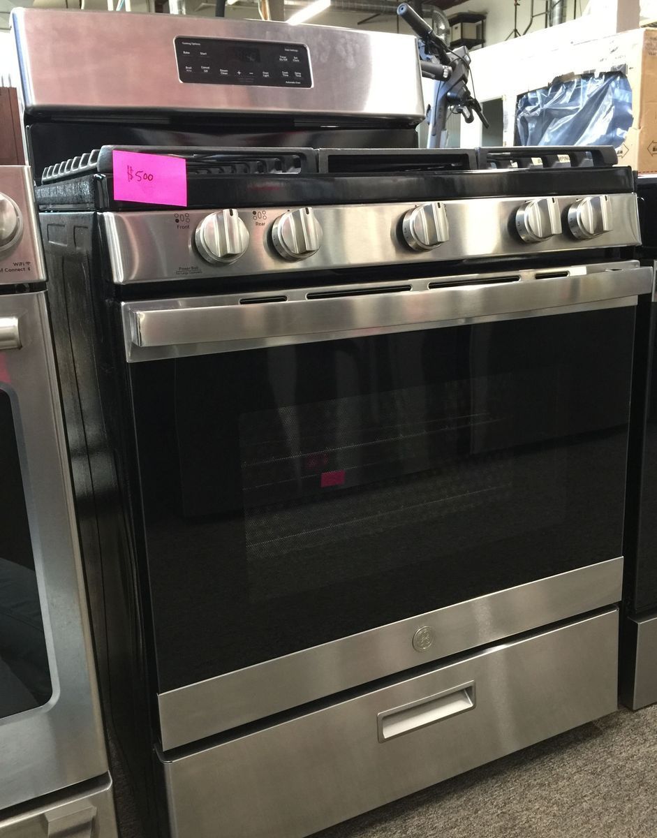 New GE 5 Burner Gas Range - Scratch and Dent