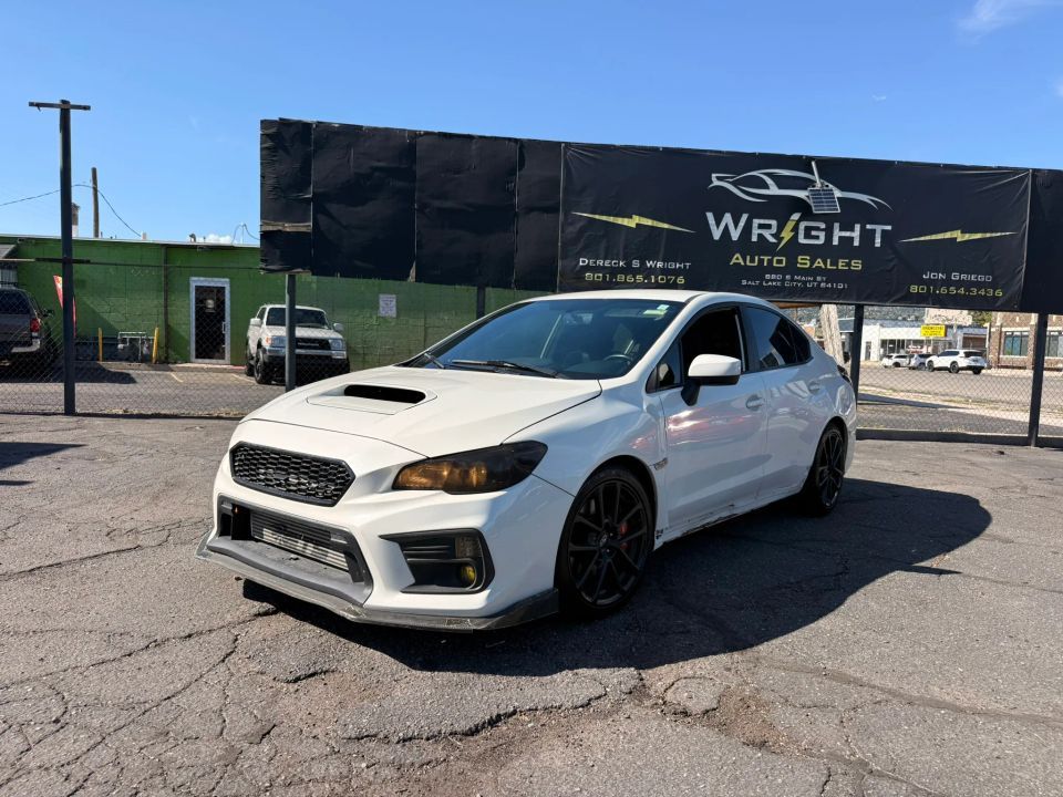 2020 Subaru WRX Premium — rebuilt & branded title, 17% below market