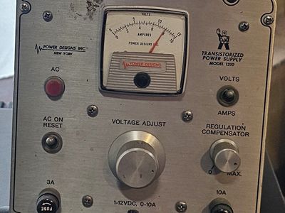 Vintage Power Designs Model 1210 Variable DC Bench Power Supply