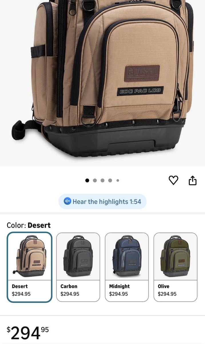 Veto Pro Pac EDC PAC LCB (Desert)