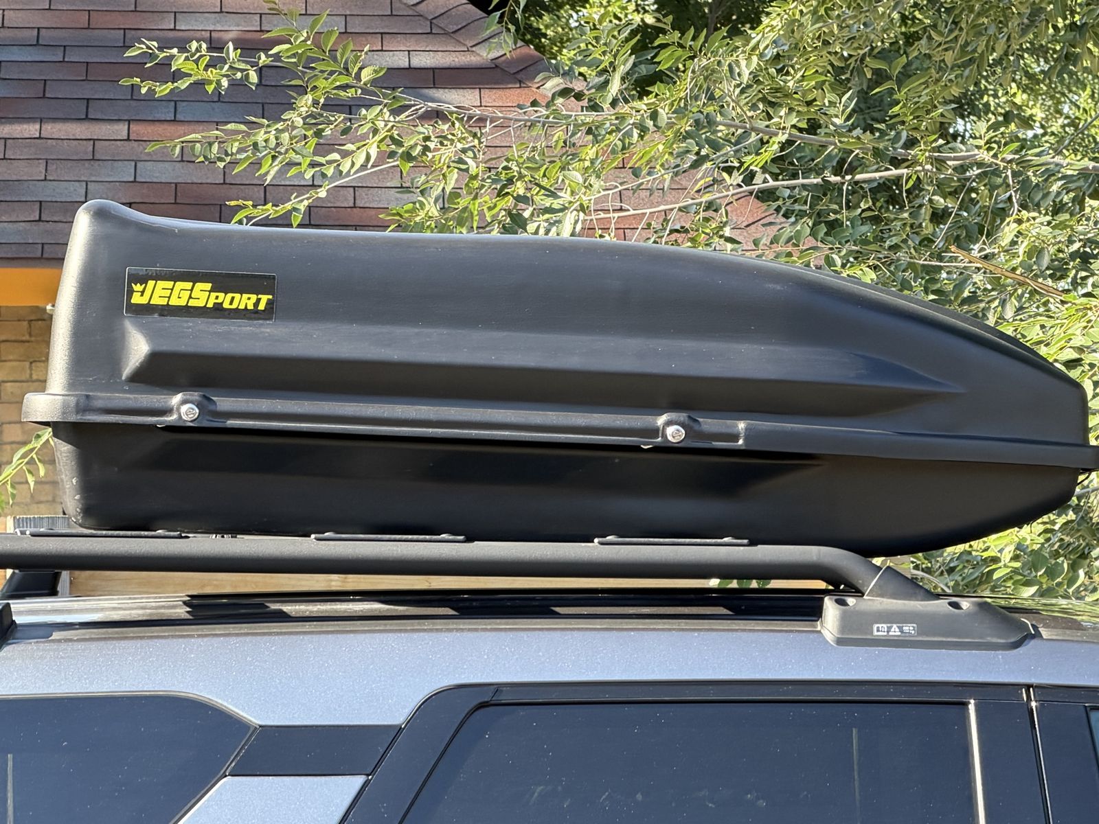 JEGS Sport Black Rooftop Cargo Carrier Box