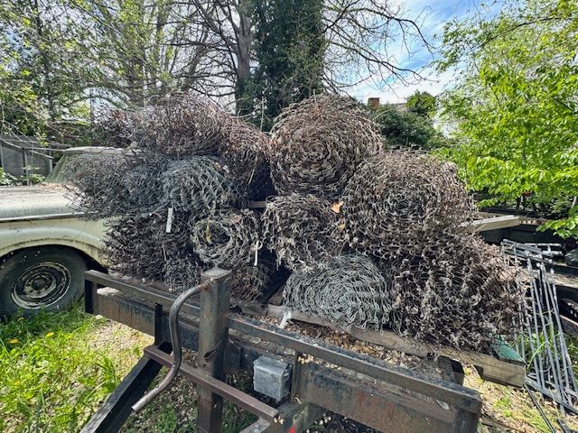 Misc Rolls of Used Chain Link Fencing