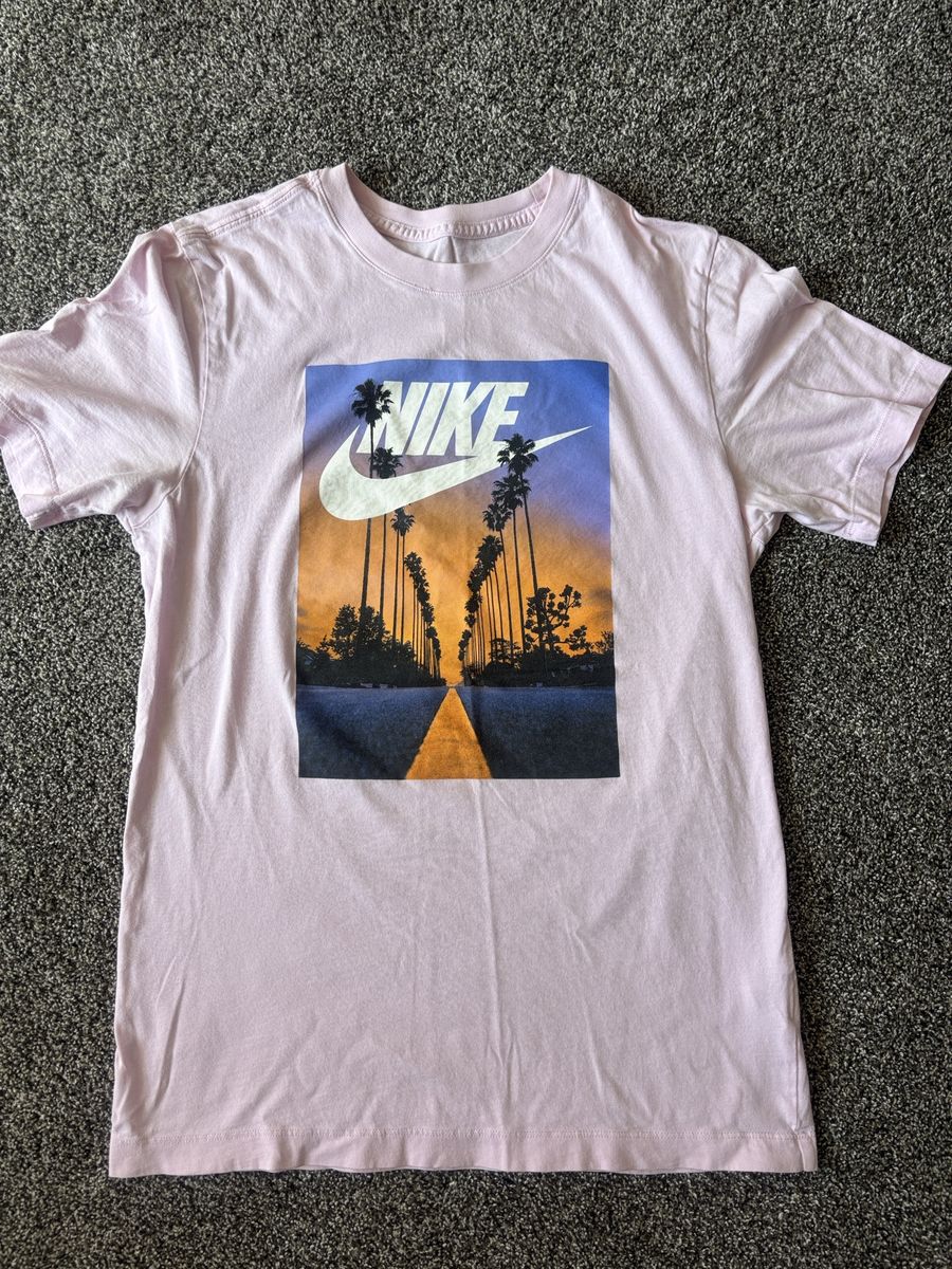 Nike Men's Pale Pink Sunset Shirt- Size S