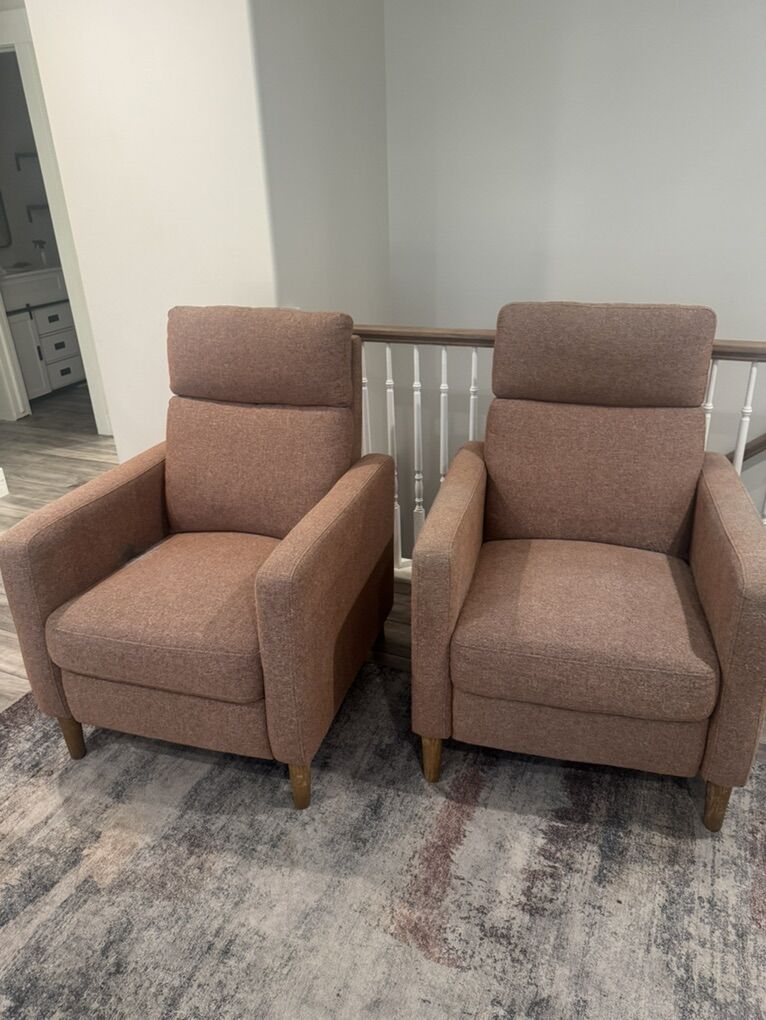 2 Reclining Sofa Chairs