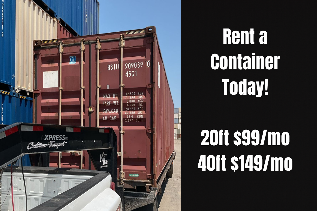 Shipping Containers for Rent – 20ft 40ft – Utah