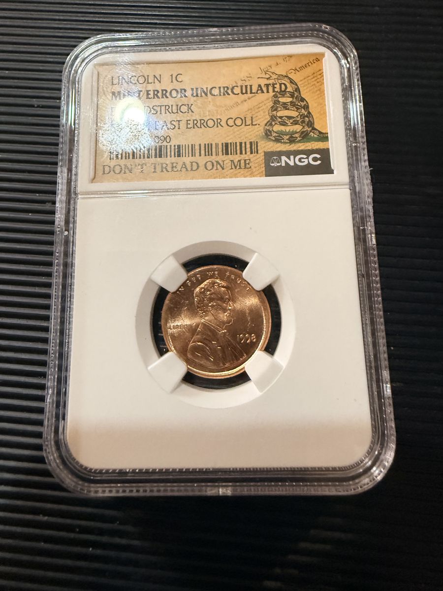 NGC Certified Error Coins $100 Each