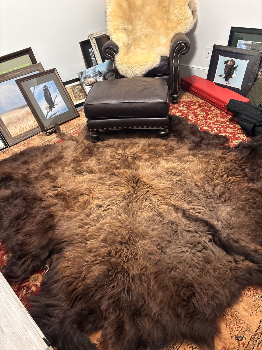 Bison hide @7'x7'