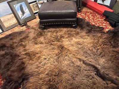 Bison hide @7'x7'