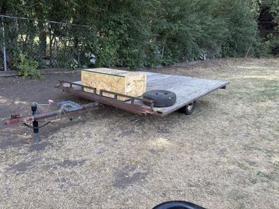 Trailer tilt deck