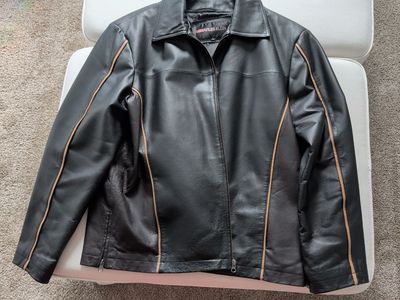 Vintage Charles Klein Leather Jacket Mens Large