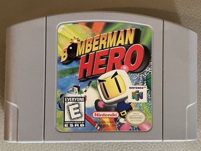 Bomberman Hero Nintendo 64 N64 Game Cartridge Authentic OEM