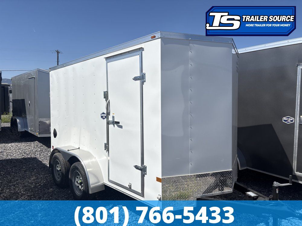 6x12 American Hauler Arrow Enclosed Cargo Trailer - 6'6" Interior - 7K GVWR - Ramp Door