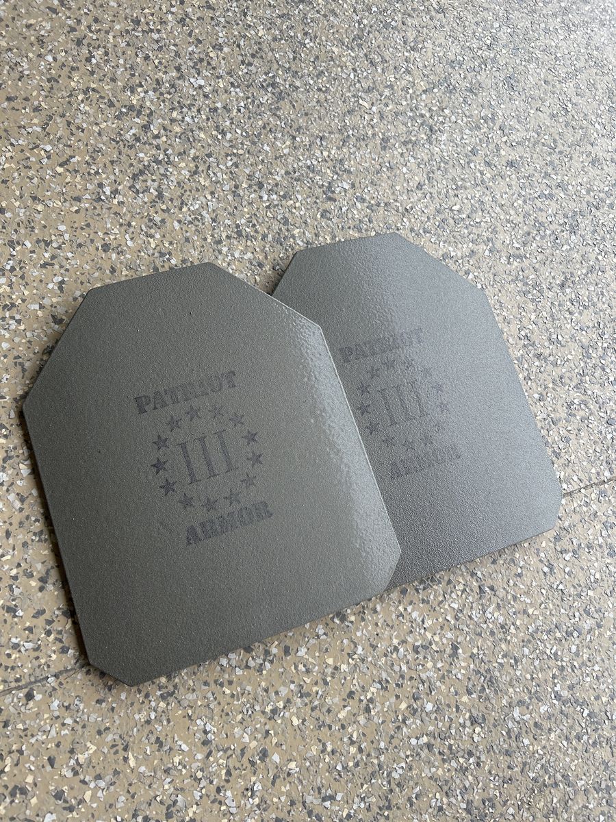 Level III Ballistic Plates – Patriot Armor (Set of