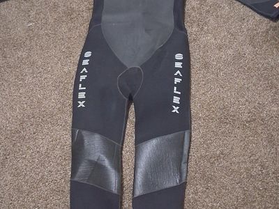 SEA FLEX Wetsuit - Black Long Sleeve Full Body Wet Suit