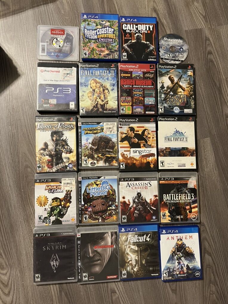 Playstation Games Ps2 Ps3 Ps4
