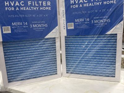 Medify HVAC Air Filter 16x25x4 (2pack)