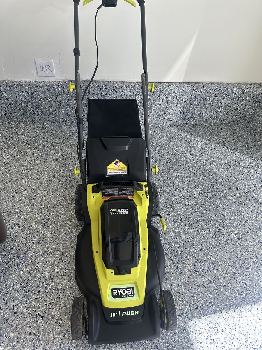 RYOBI 16in Push Lawn Mower.