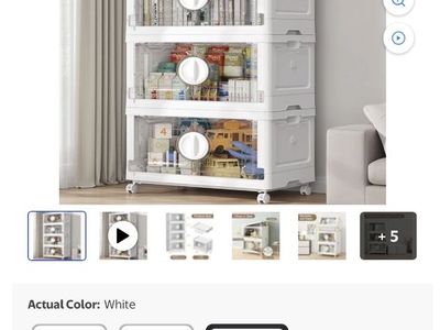 BROVIEW 480Qt Plastic Storage Bins with Lids