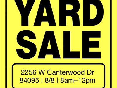 Young Family Yard Sale - Kids Clothing, Baby Gear, Toys, Books & Home Decor