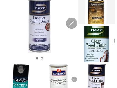 Various Wood Finishing Products