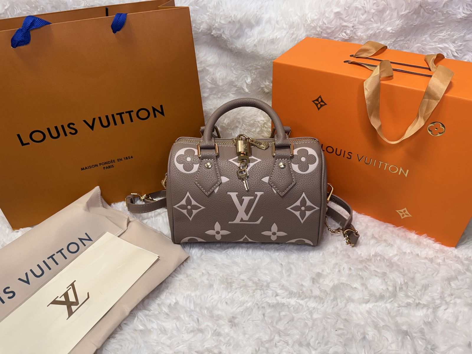 LV Beige Monogram Bag