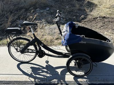Bucket bike with battery