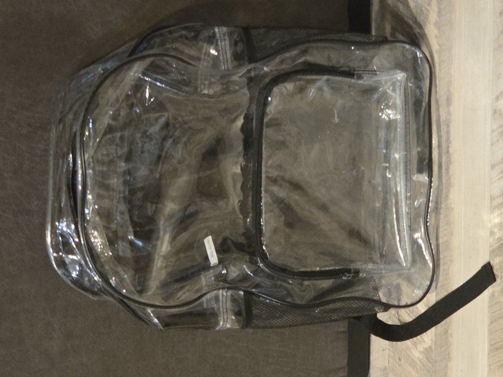 clear backpack