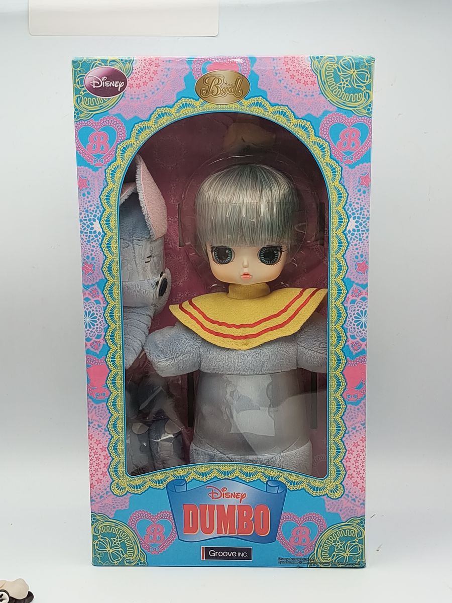 10" Disney DUMBO Groove Inc BJD Silver Hair Doll Dal/Byul/Pullip~Factory Sealed