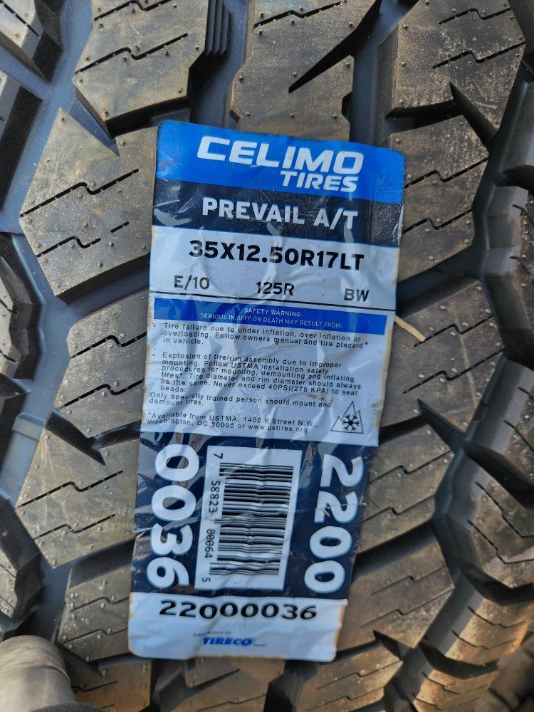 35x12.50r17 celimo prevail at
