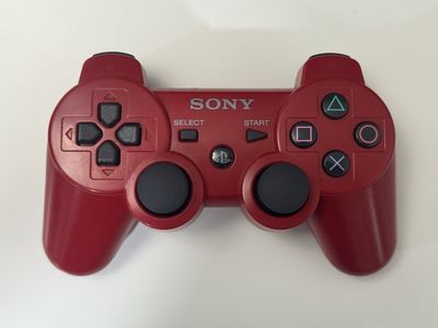 Sony Ps3 / PlayStation 3 DualShock 3 Controller / Red Color / Great Condition