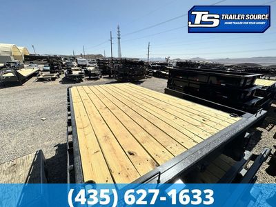 7x14 Iron Bull Roll Off Flatbed Equipment Trailer - 14K GVWR