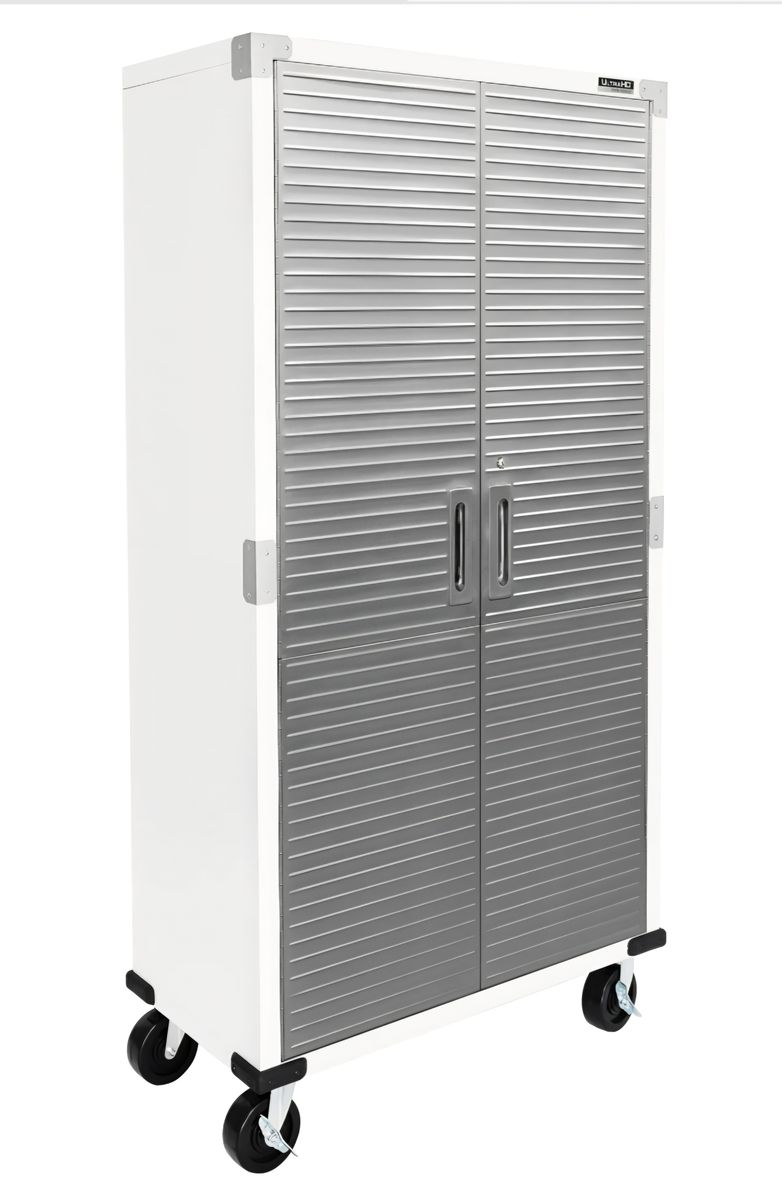 Steele storage cabinet
