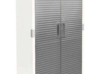 Steele storage cabinet