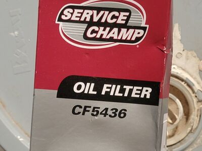 service champ oil filter