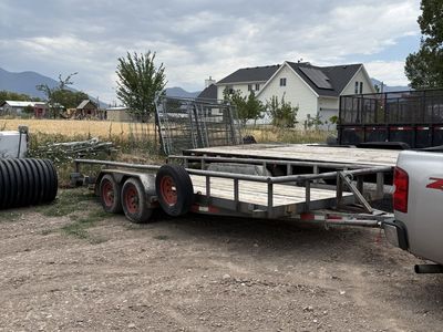 18’ flatbed trailer 14k