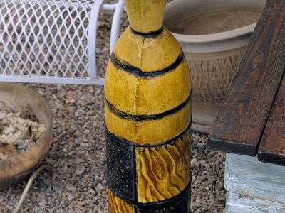 summer SPECIAL !n Hand made Bird baths $15 and $20