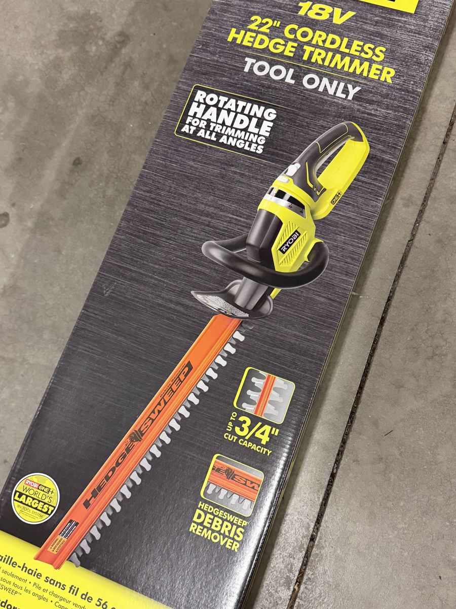 Ryobi Hedge Trimmer 18V - Tool Only