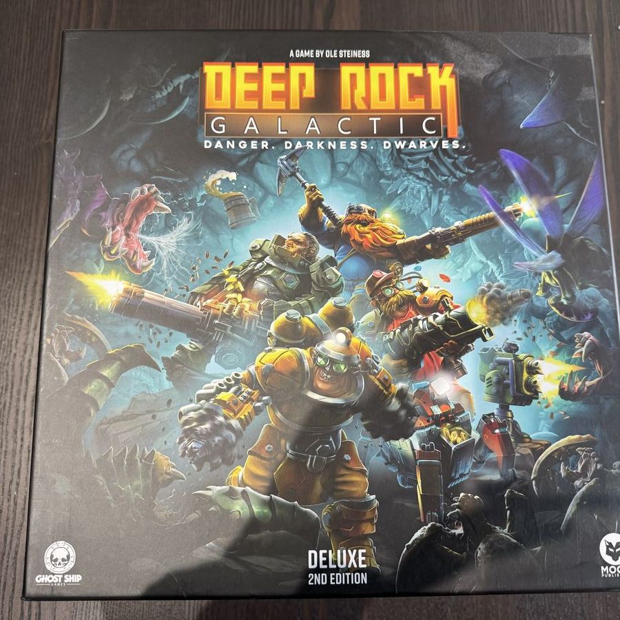 Deep Rock Galactic 2nd edition board game