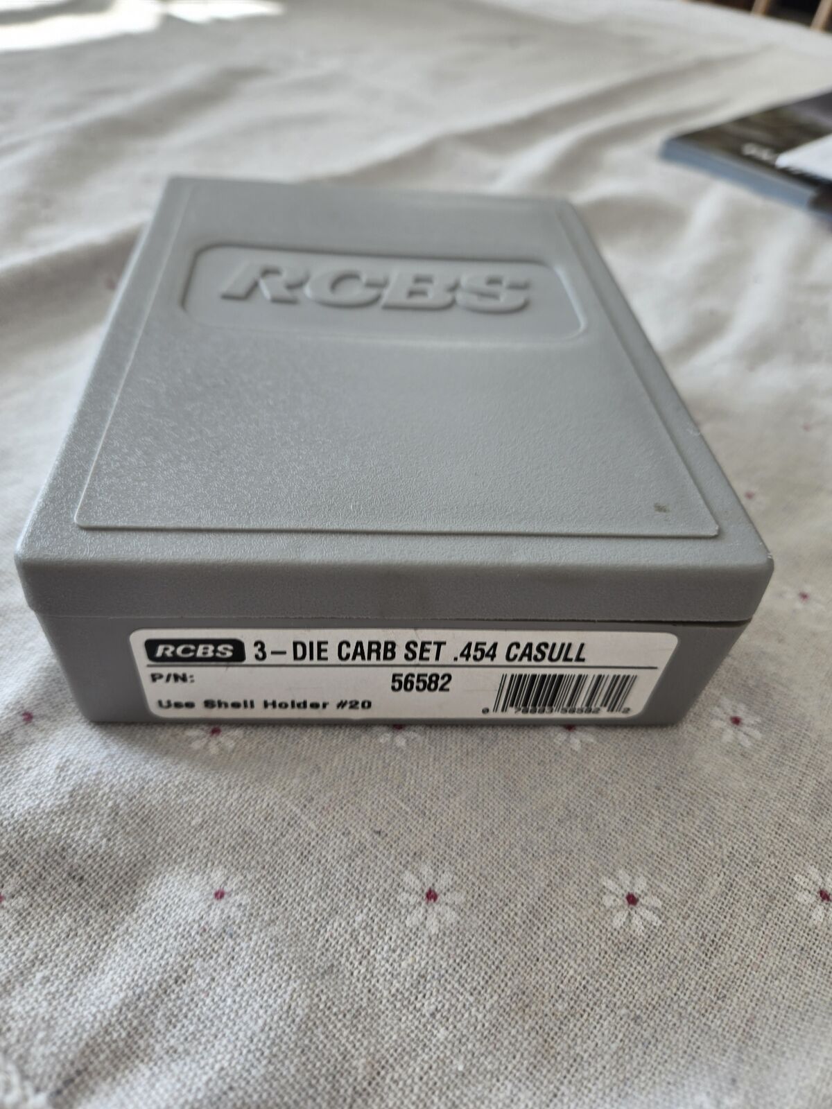 RCBS 454 Casull carbide die set