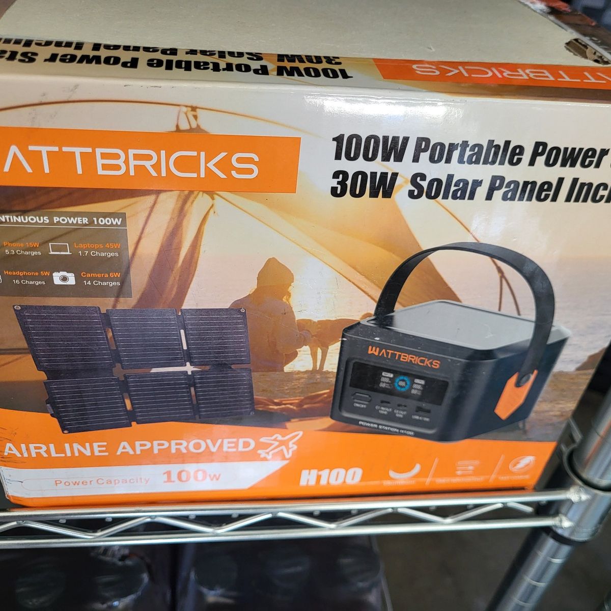 WattBricks 100W Portable Power Station