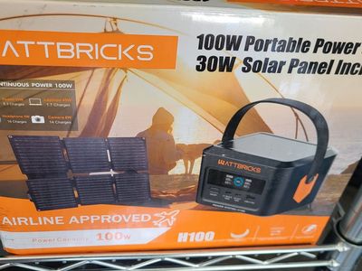 WattBricks 100W Portable Power Station