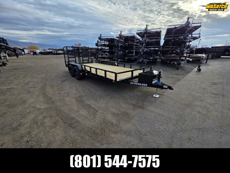 2026 PJ Trailers 7X18 UL with HD Split Gate Utility Trailer