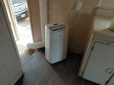 LG Portable Air Conditioner - White, Compact Design, Efficient Cooling