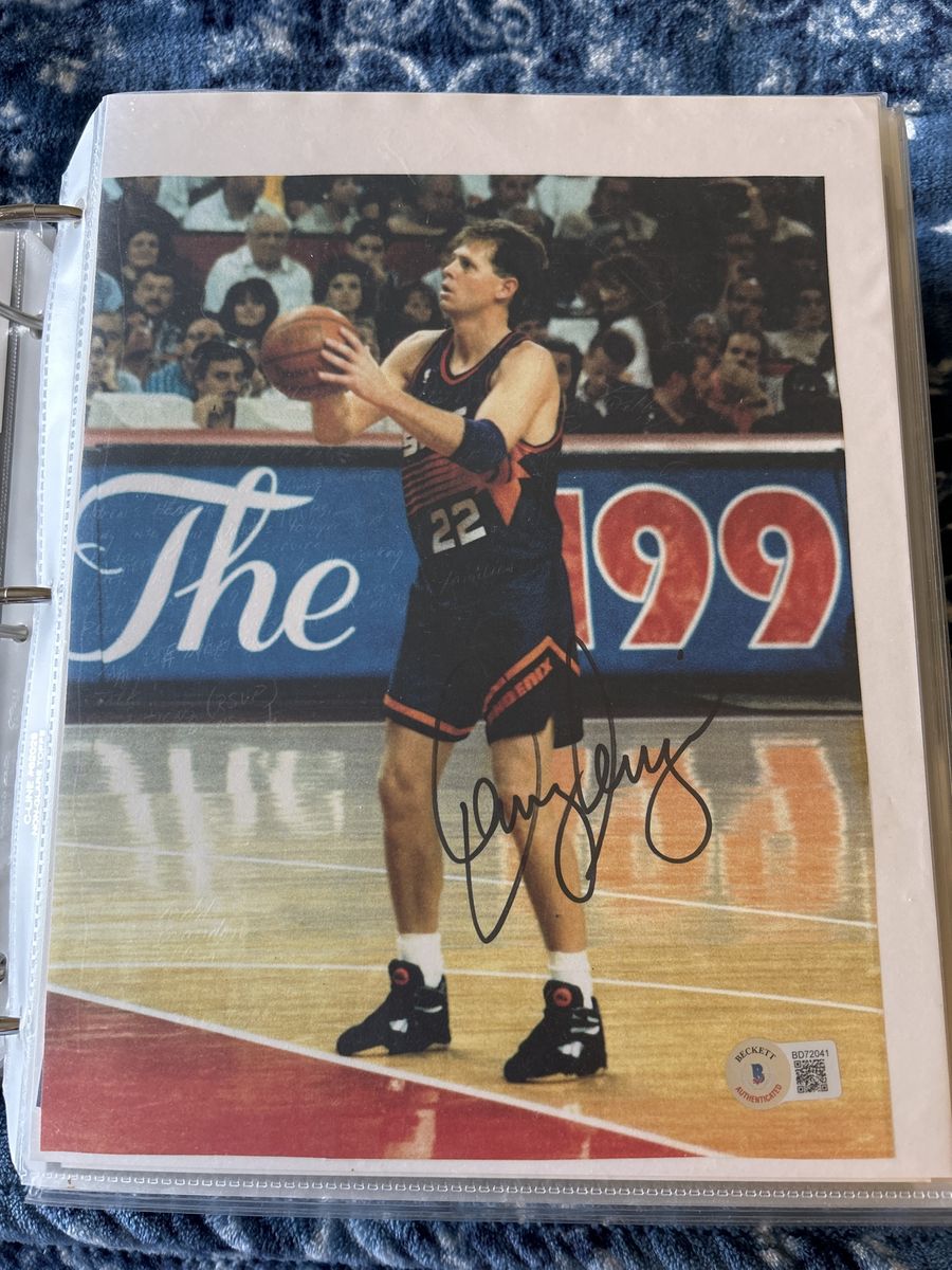 Danny Ainge Autograph COA 8x10 Signed Suns AUTO