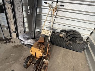 WARD Vintage Gas-Powered Edger - Needs Repair/Parts