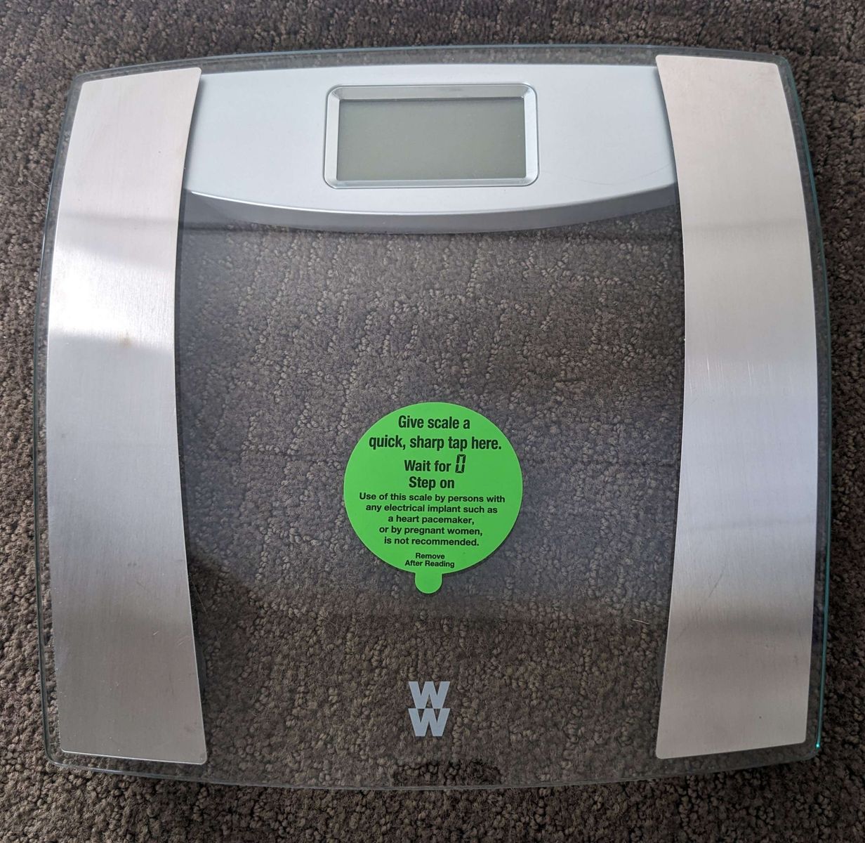 Weight Watchers by Conair Body Analysis Glass Bathroom Scale