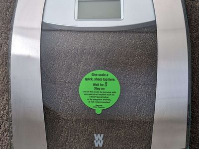 Weight Watchers by Conair Body Analysis Glass Bathroom Scale