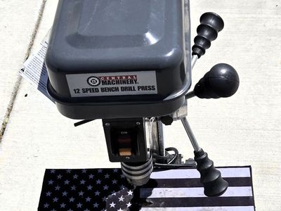 CENTRAL MACHINERY 10" 12 Speed Bench Drill Press